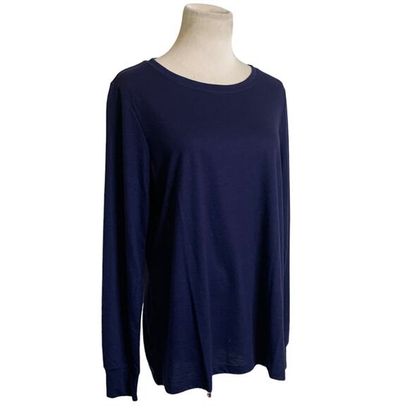 Torrid blue long sleeves crew neck top size M/L - Picture 11 of 11